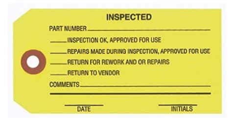 Inspection & Repair Tags Category Image